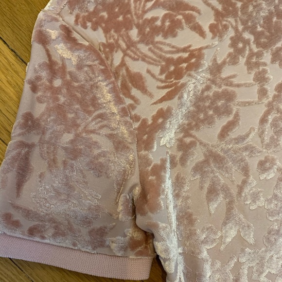 Short sleeve velvet top - Picture 3 of 5